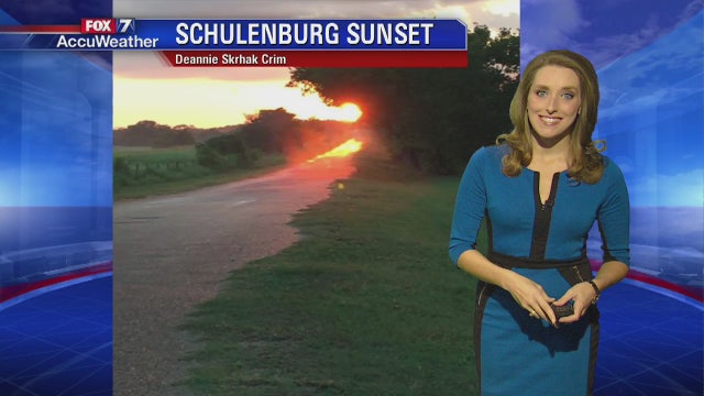 Evening weather forecast for Sunday, September 24, 2017