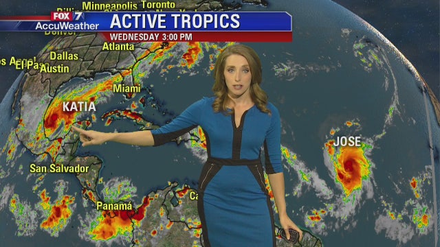 Evening weather forecast for Wednesday, September 6, 2017