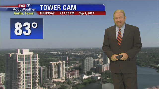 Evening weather forecast for Thursday, September 7, 2017