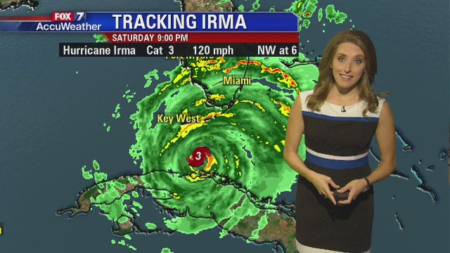 Evening weather forecast for Saturday, September 9, 2017