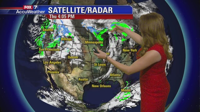 Evening weather forecast for December 10, 2015