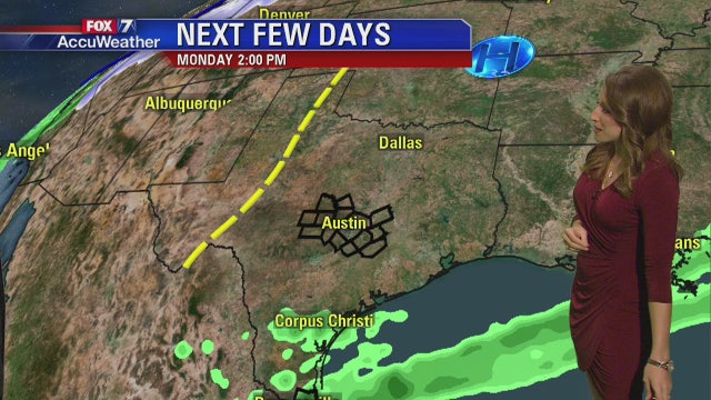 Evening weather forecast for February 25, 2018