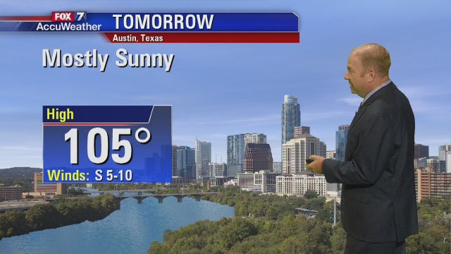 Evening weather forecast for Friday, August 17, 2018