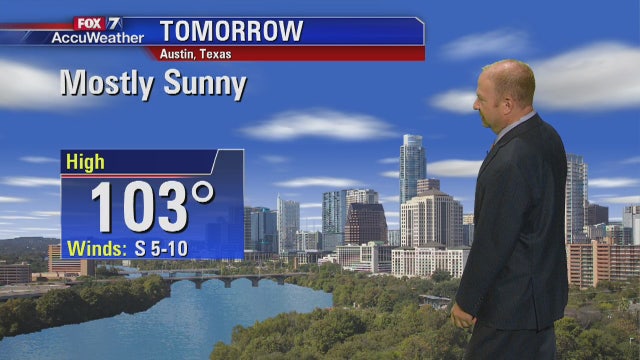 Evening weather forecast for Friday, July 27, 2018