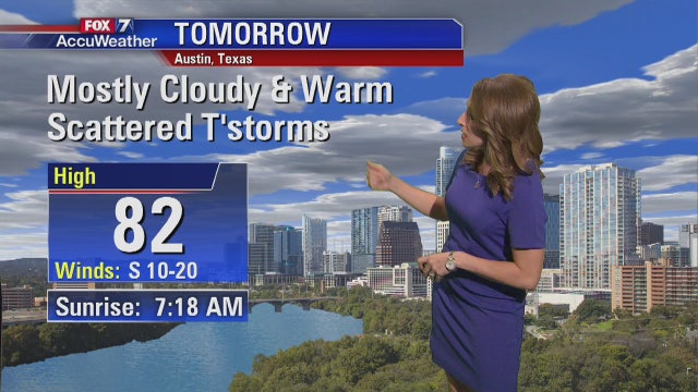 Evening weather forecast for Monday, April 2, 2018