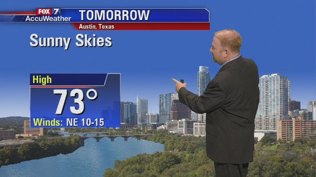 Evening weather forecast for Monday, April 9, 2018