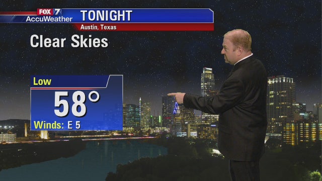 Evening weather forecast for Monday, April 23, 2018