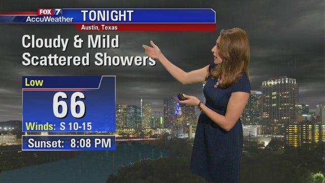 Evening weather forecast for Monday, April 30, 2018