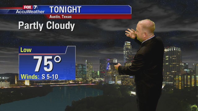 Evening weather forecast for Monday, August 6, 2018