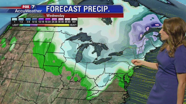 Evening weather forecast for Monday, December 11, 2017
