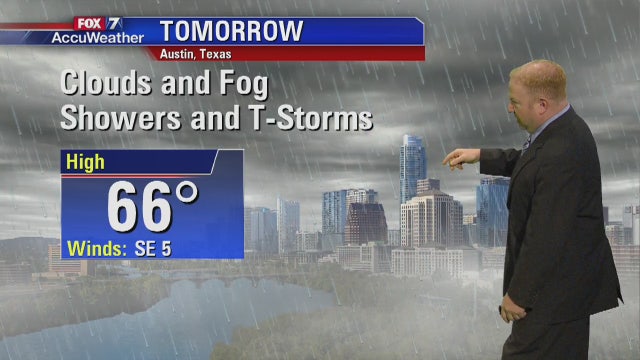 Evening weather forecast for Monday, December 18, 2017