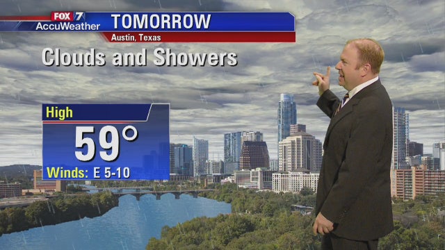 Evening weather forecast for Monday, February 5, 2018