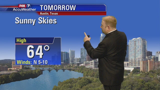 Evening weather forecast for Monday, January 22, 2018