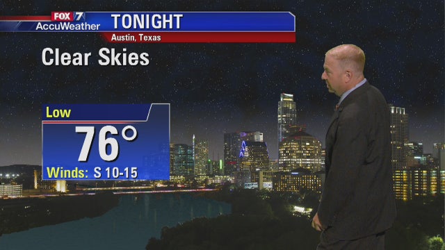 Evening weather forecast for Monday, July 2, 2018