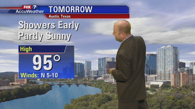 Evening weather forecast for Monday, July 30, 2018