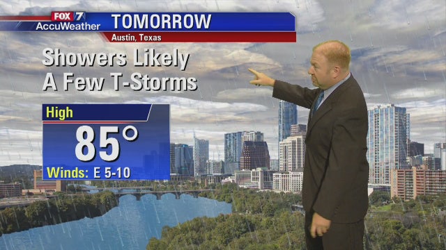 Evening weather forecast for Monday, October 2, 2017