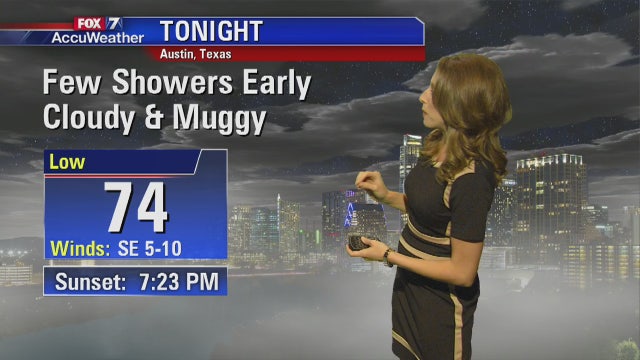 Evening weather forecast for Monday, September 25, 2017