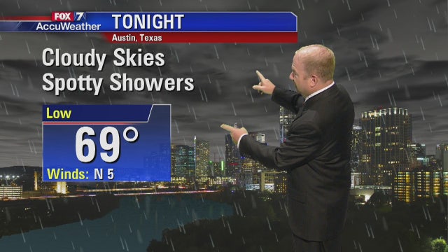 Evening weather forecast for Monday, September 10, 2018