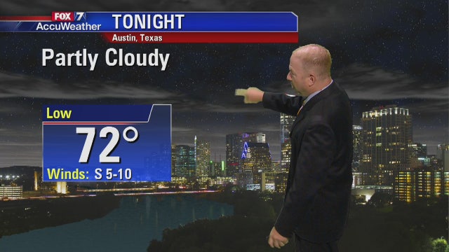 Evening weather forecast for Monday, September 24, 2018