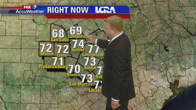 Evening weather forecast for November 19, 2015