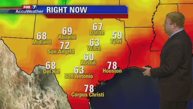 Evening weather forecast for November 6, 2015