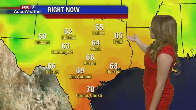 Evening weather forecast for November 8, 2015