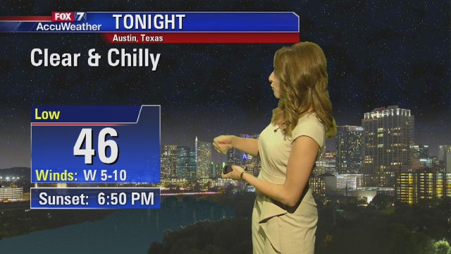 Evening weather forecast for Oct. 24, 2017