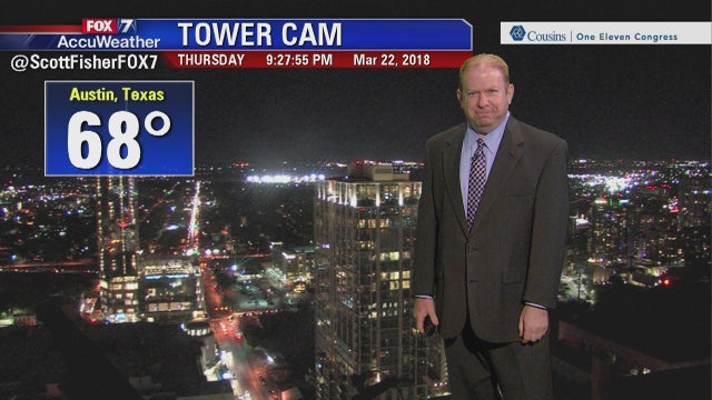 Evening weather forecast for Thursday, March 22, 2018