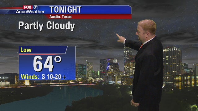 Evening weather forecast for Tuesday, April 17, 2018