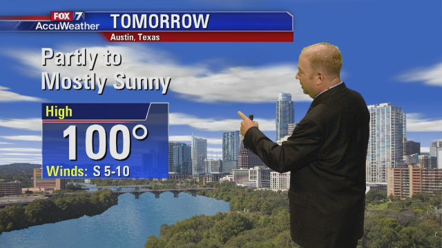 Evening weather forecast for Tuesday, August 14, 2018