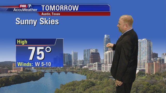 Evening weather forecast for Tuesday, December 19, 2017