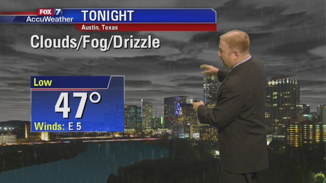 Evening weather forecast for Tuesday, February 13, 2018