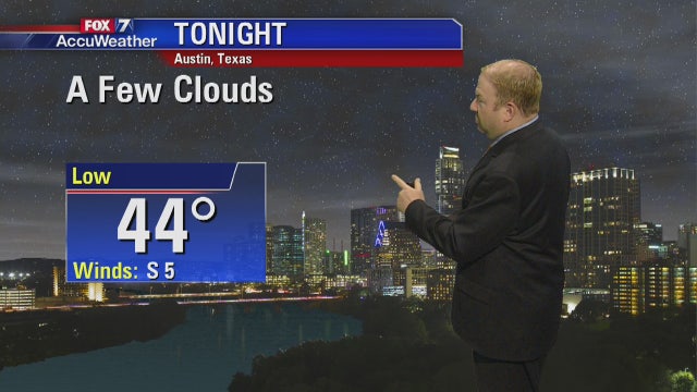 Evening weather forecast for Tuesday, January 9, 2018