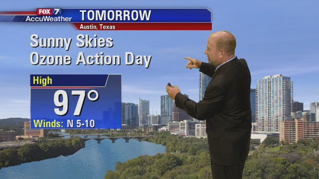 Evening weather forecast for Tuesday, July 31, 2018