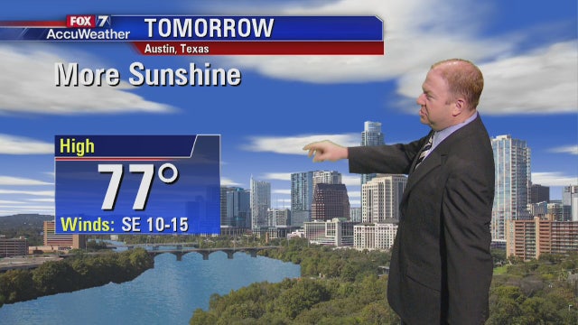 Evening weather forecast for Tuesday, March 30, 2018