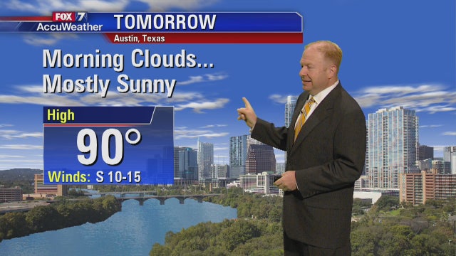 Evening weather forecast for Tuesday, May 8, 2018