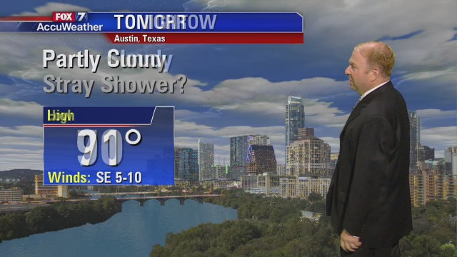 Evening weather forecast for Tuesday, May 22, 2018