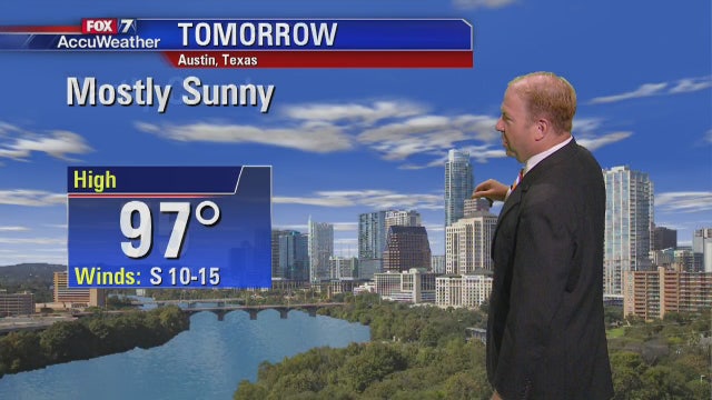 Evening weather forecast for Tuesday, May 29, 2018