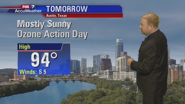 Evening weather forecast for Tuesday, September 12, 2017