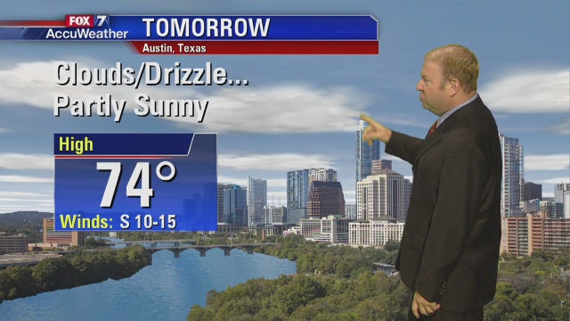 Evening weather forecast for Tuesday, September 19, 2017