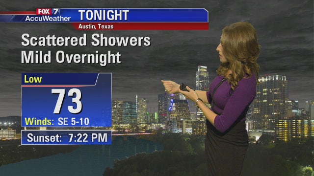 Evening weather forecast for Tuesday, September 26, 2017