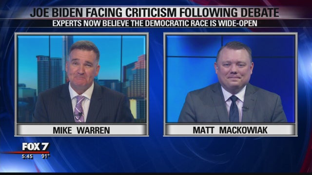 FOX 7 Discussion: Joe Biden on defensive after debates