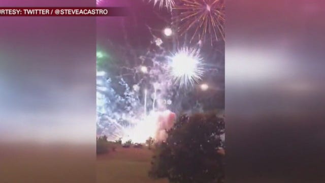 Firework malfunction leads to multiple grass fires in Kyle