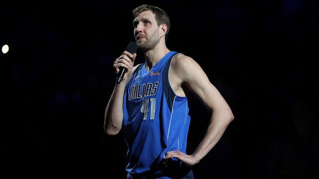 Nowitzki announces retirement after final home game for Mavs