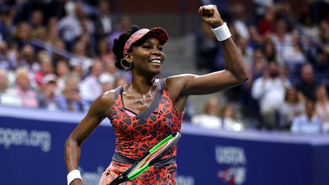 Williams edges Kvitova for 1st US Open semifinal since 2010