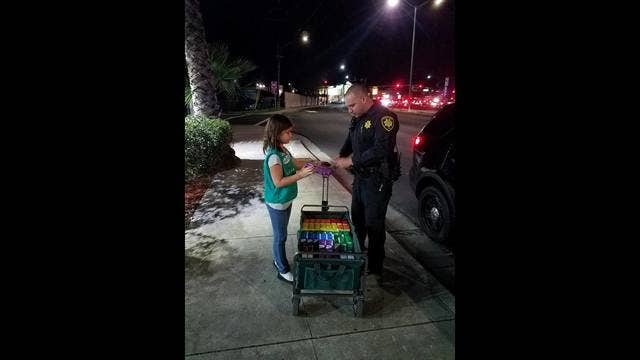 Girl Scout so busy selling cookies she briefly goes missing in Concord
