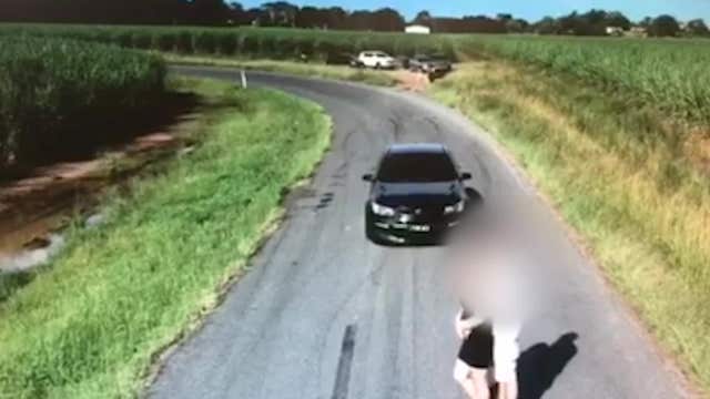 Gender reveal goes horribly wrong, car catches on fire