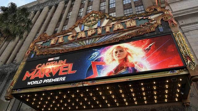 'Captain Marvel' rockets to historic $153M debut