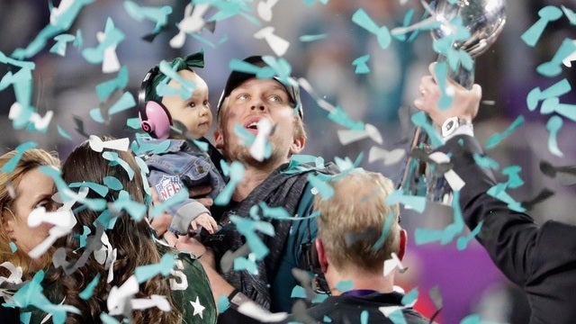 Foles celebrates Super Bowl win at Disney World