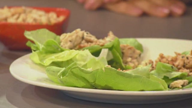 Good Day Cooks: Sweet chili chicken lettuce wraps